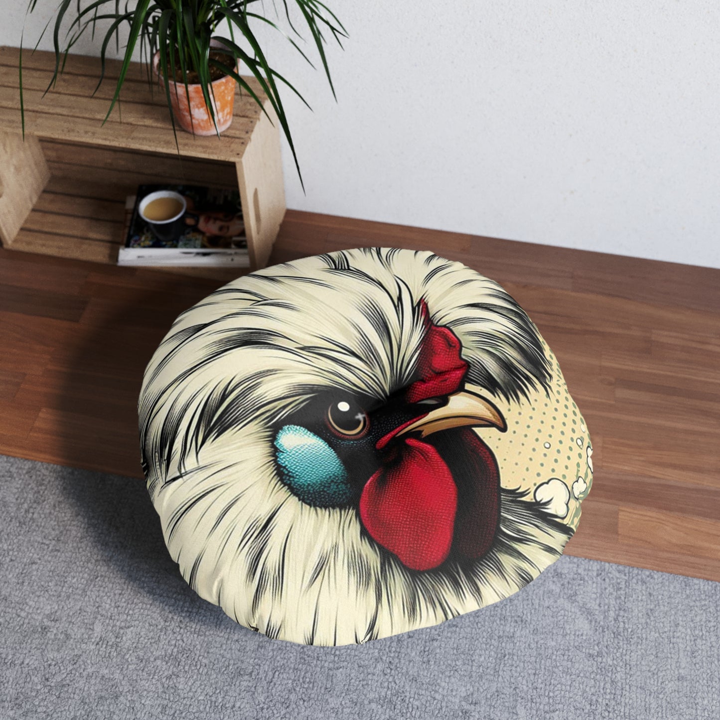 Steampunk Silkie Floor Pillow