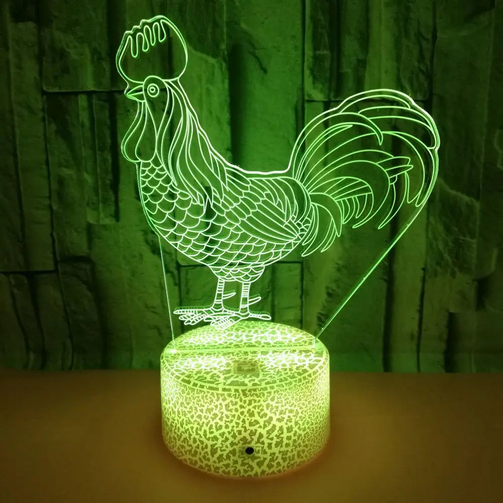 LED Rooster