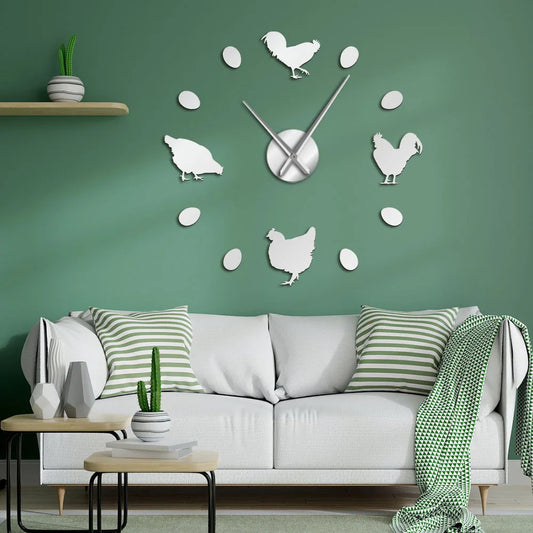 Chicken & Eggs Wall Clock