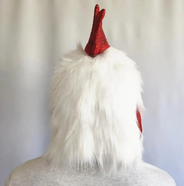 Latex Rooster Cosplay Mask