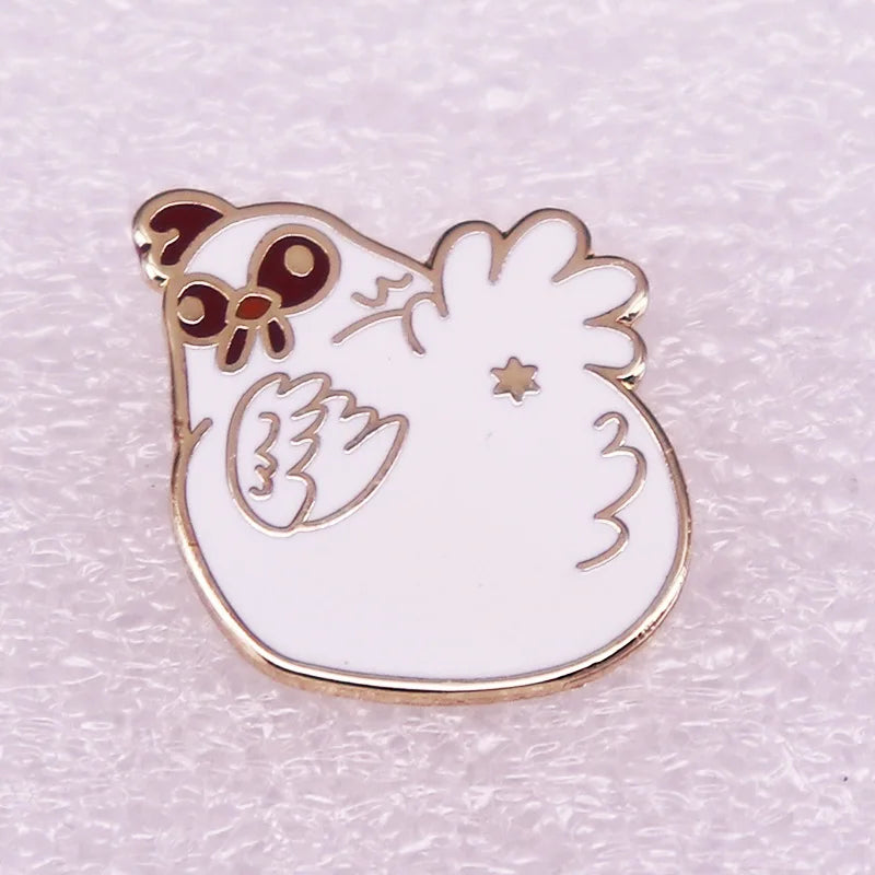 Chicken Butt Lapel Pin