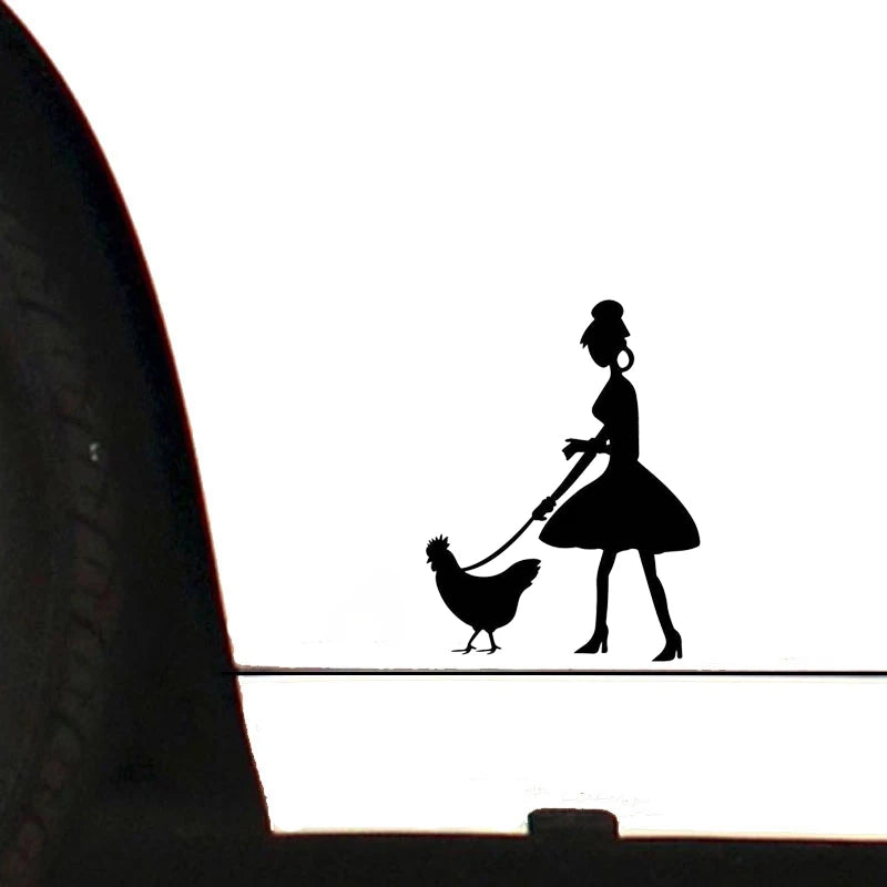 Rooster Walk Decal