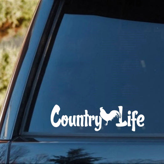 Country Life Car Decal