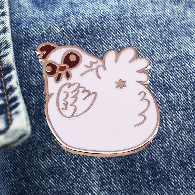 Chicken Butt Lapel Pin