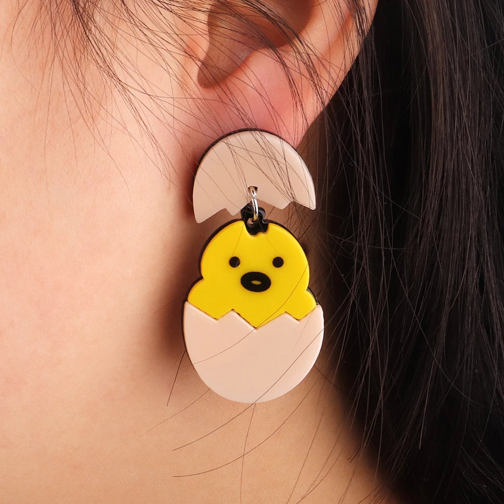 Cracked Egg Earrings