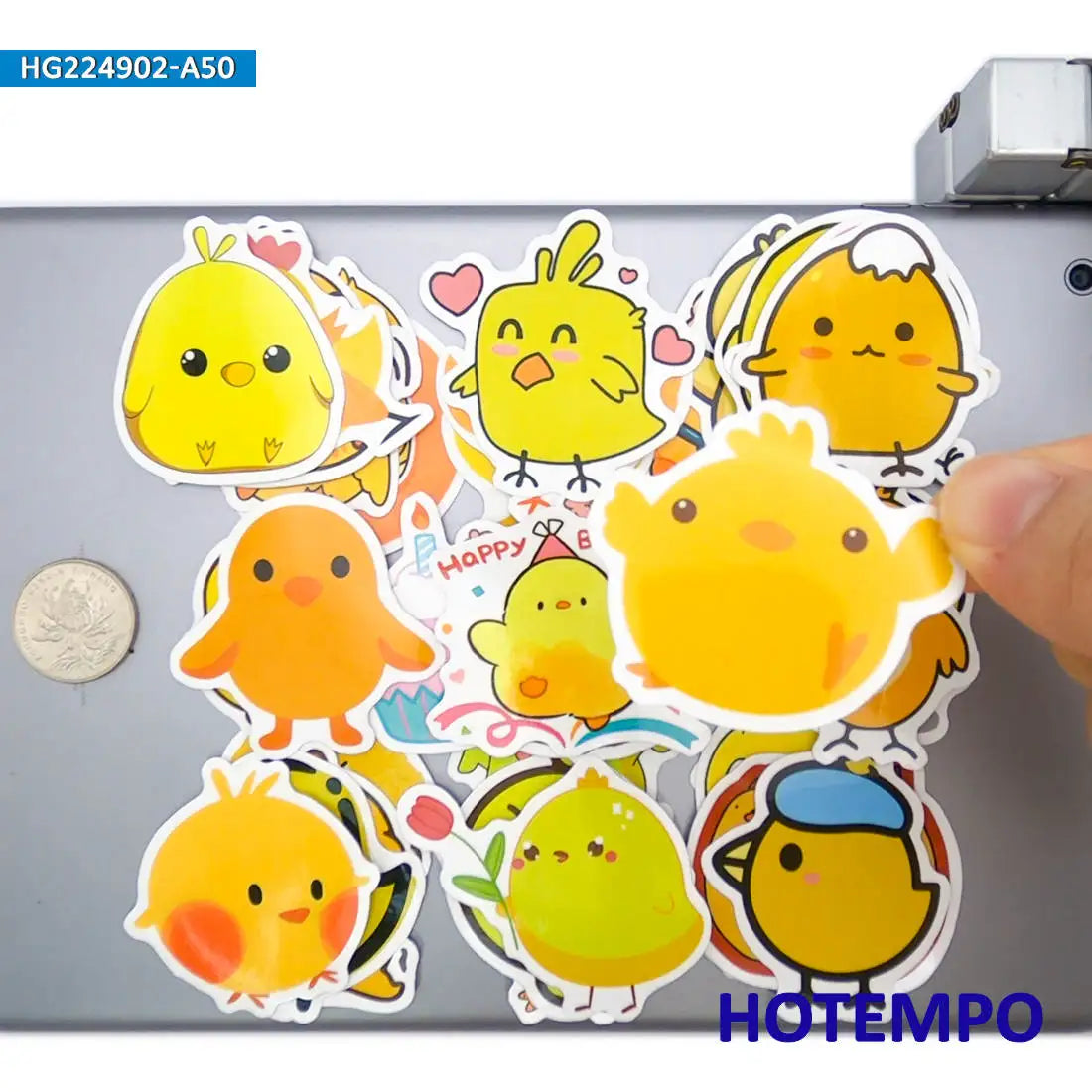 Cartoon Chicken Stickers