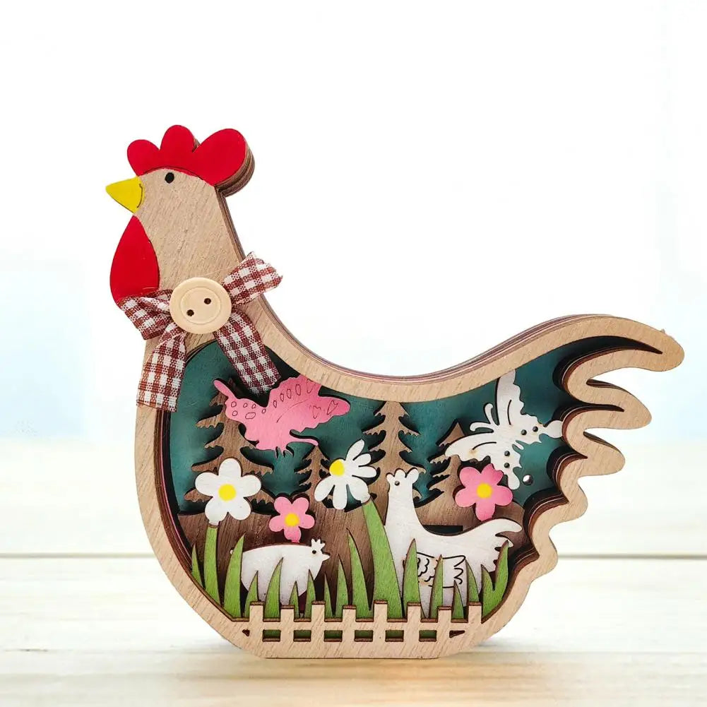 Hen Shadow Box