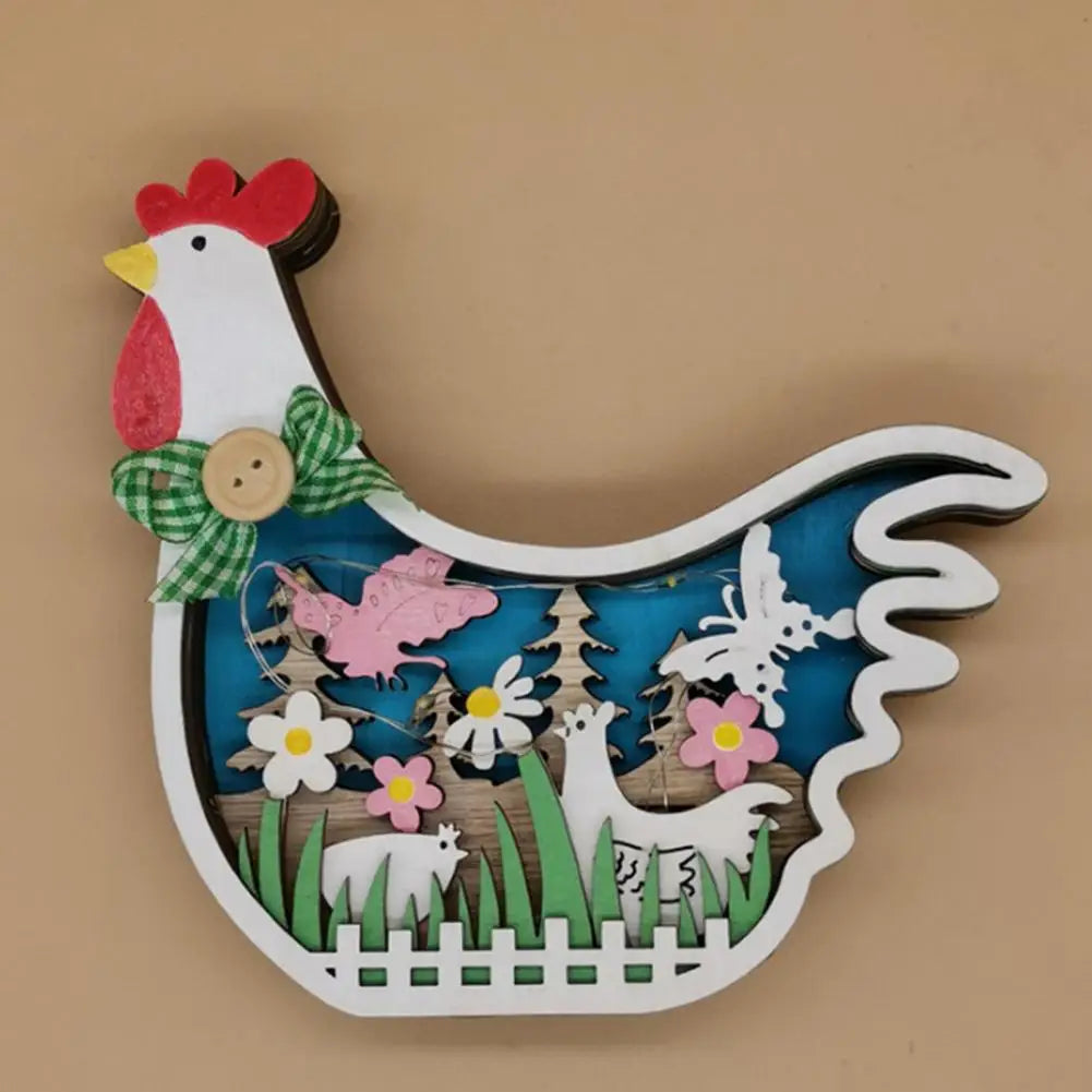 Hen Shadow Box