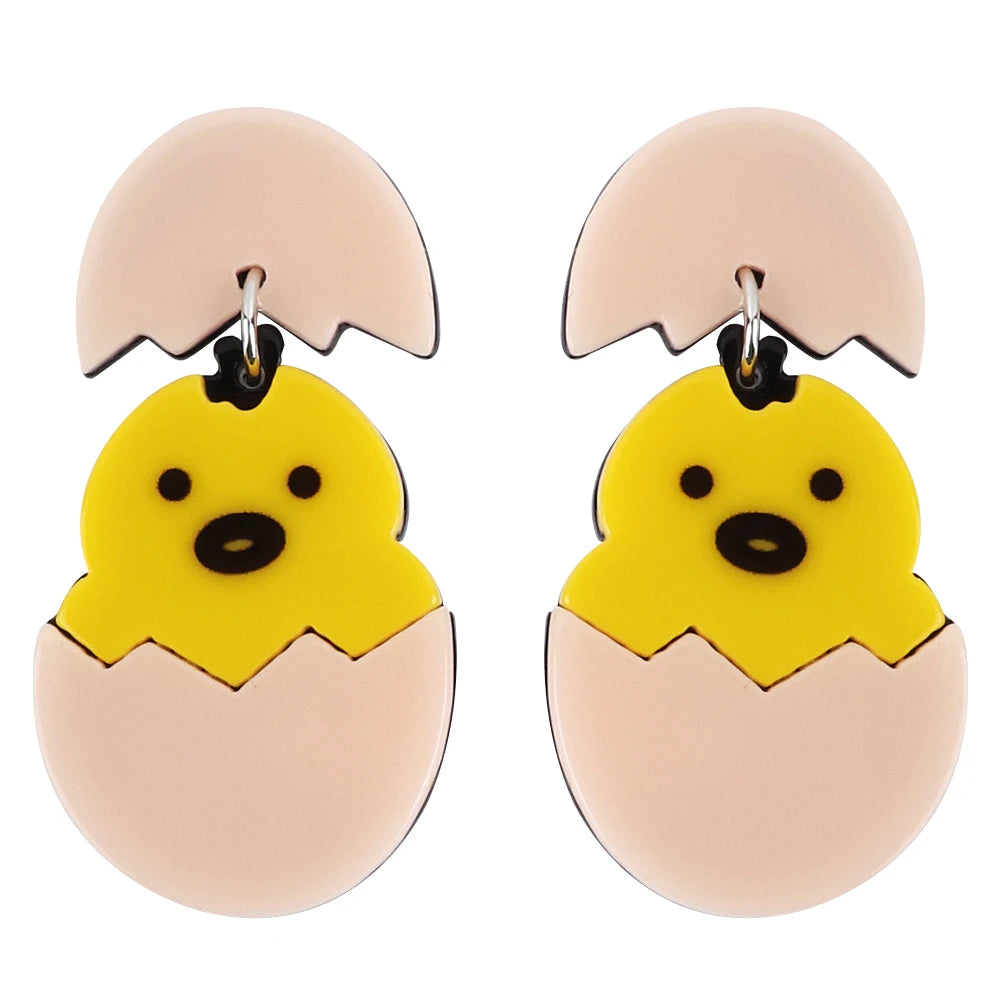 Cracked Egg Earrings