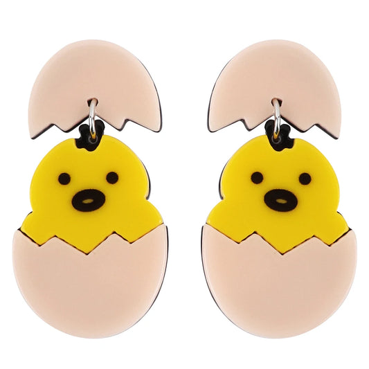 Cracked Egg Earrings