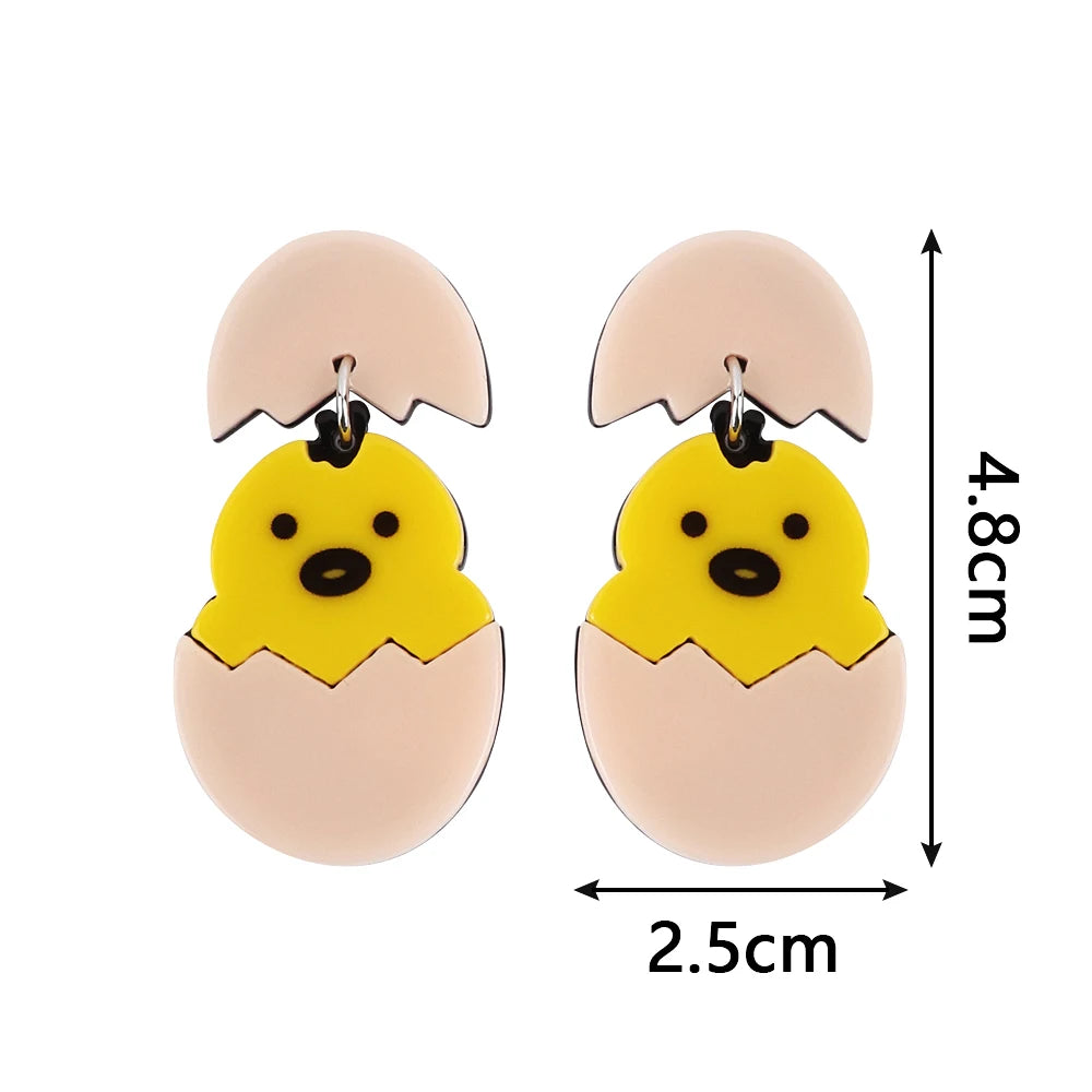 Cracked Egg Earrings