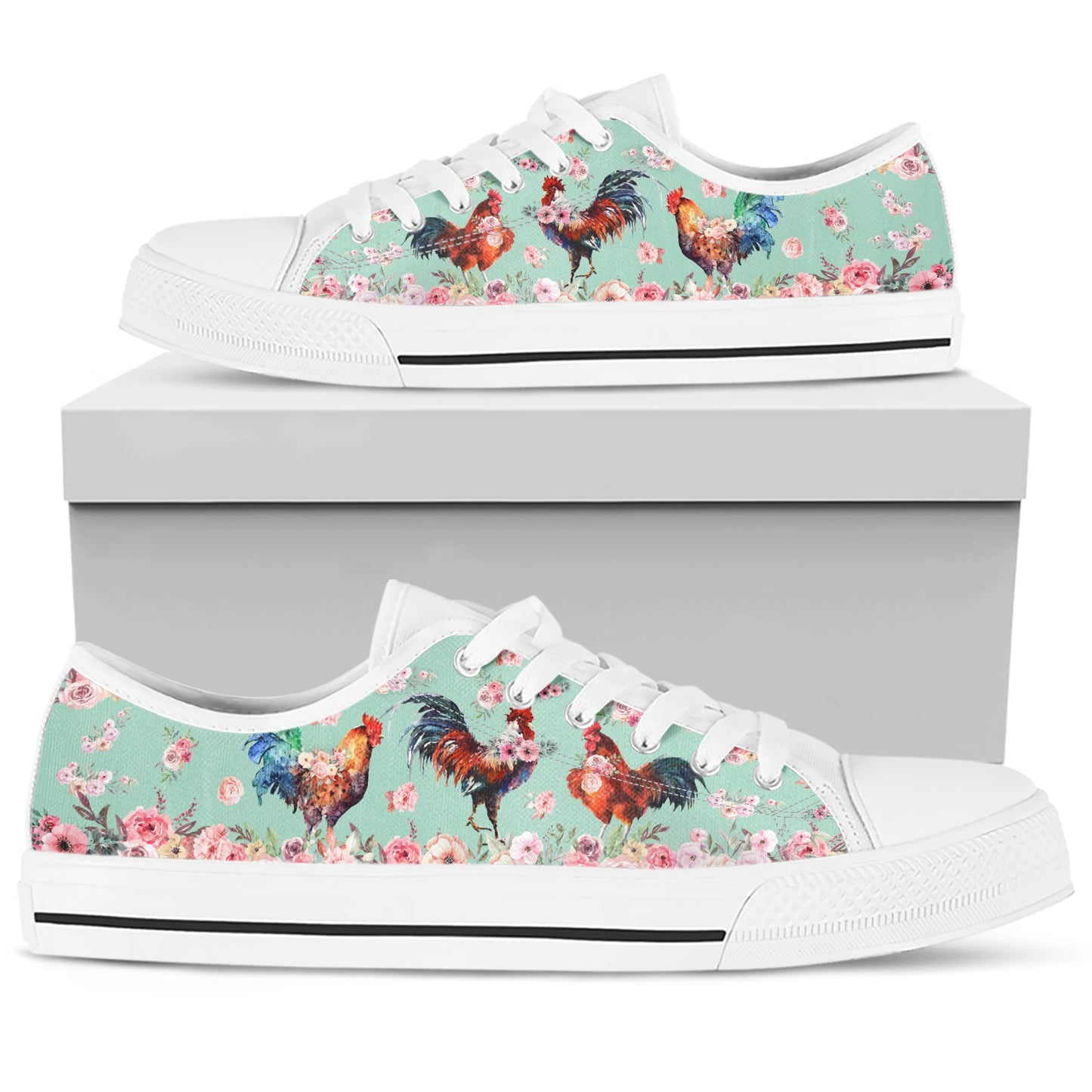 Boho Floral Canvas Shoes