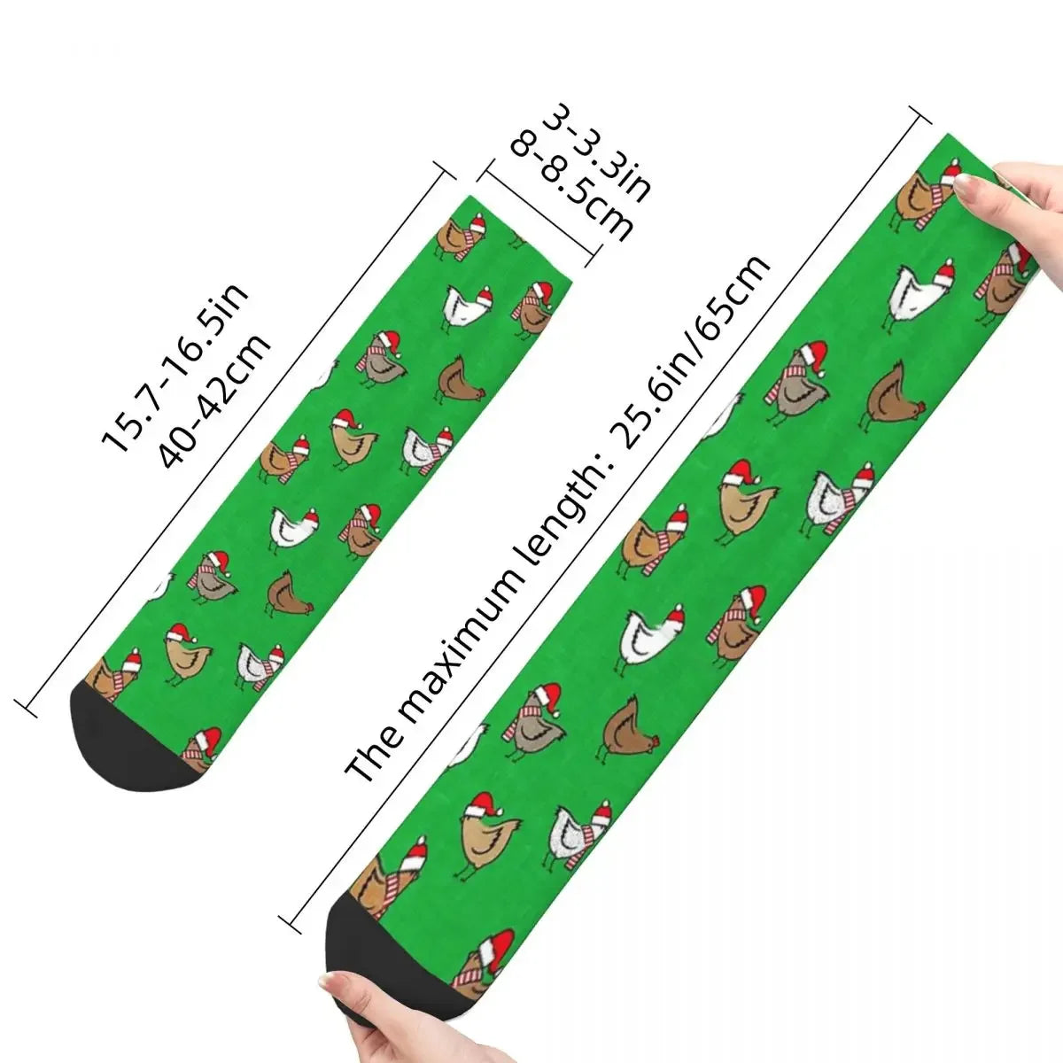 Christmas Chicken Socks