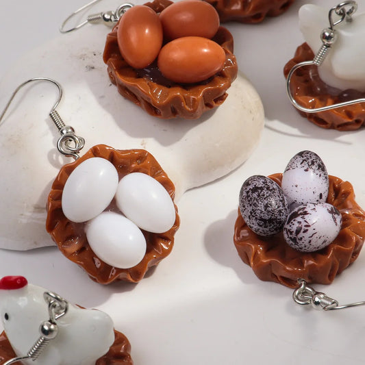 Hen & Eggs Earrings