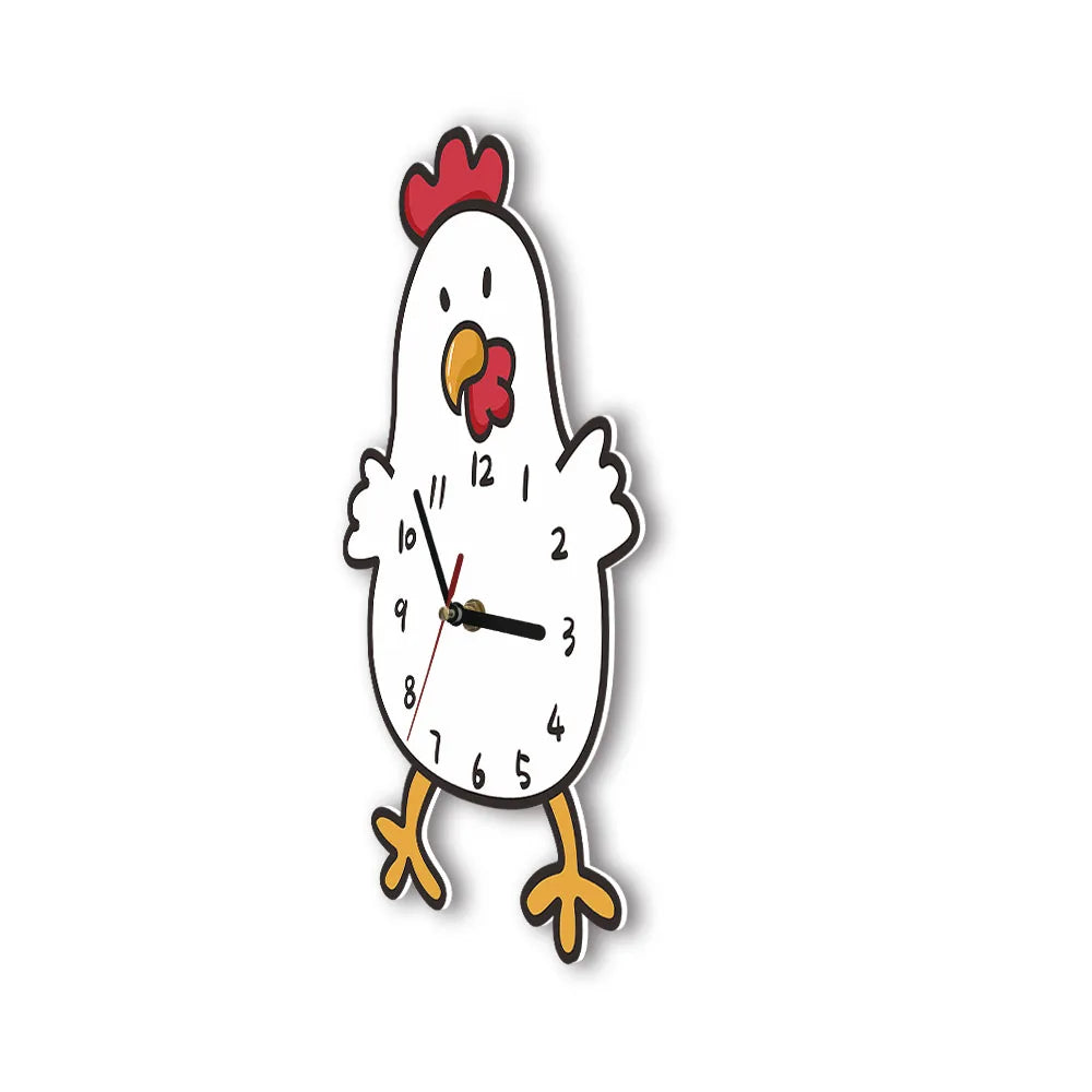 LED Chicken Wall Clock