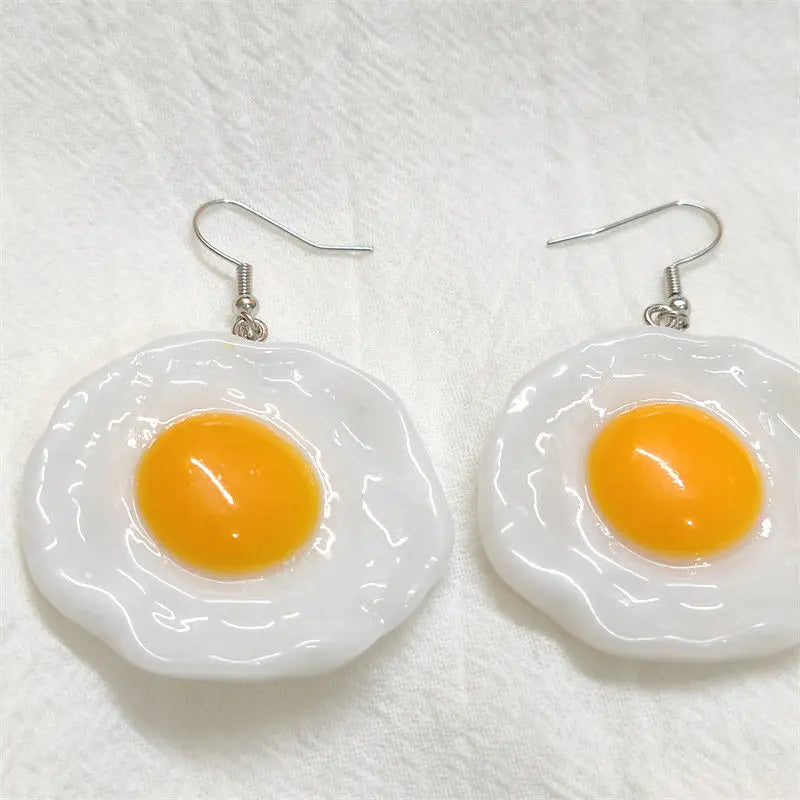 Fried Egg Earrings