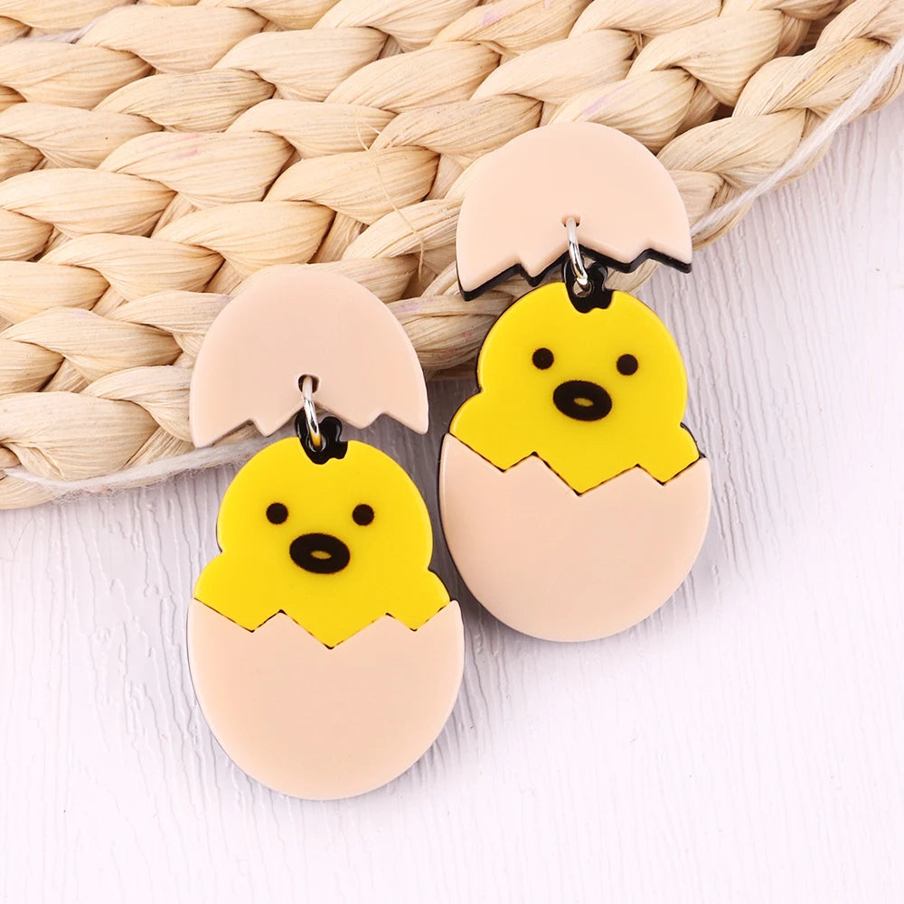 Cracked Egg Earrings