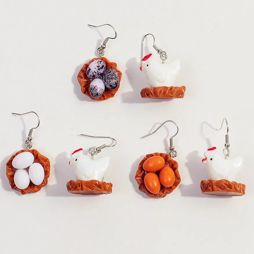 Hen & Eggs Earrings