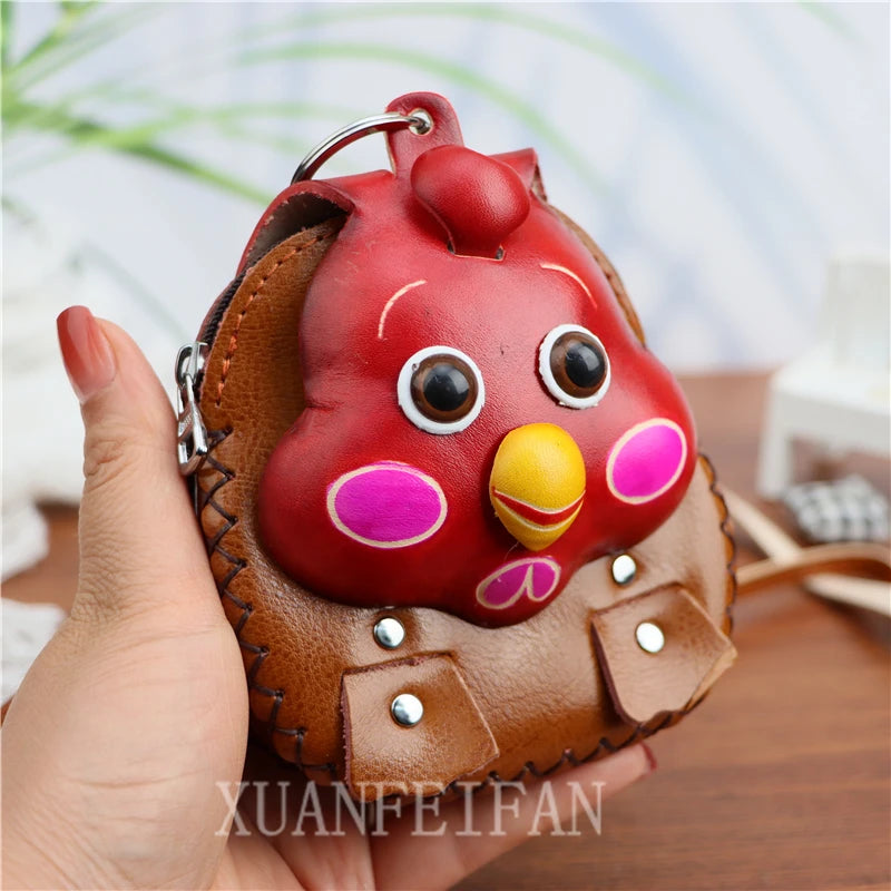 Cowhide Leather Chicken Bag