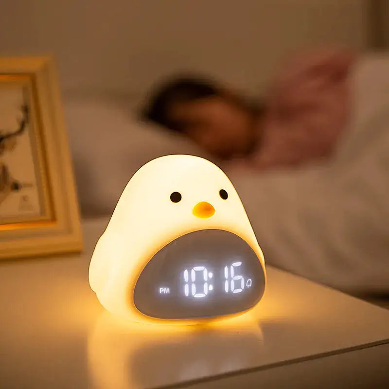 Chicken Night Light Alarm Clock