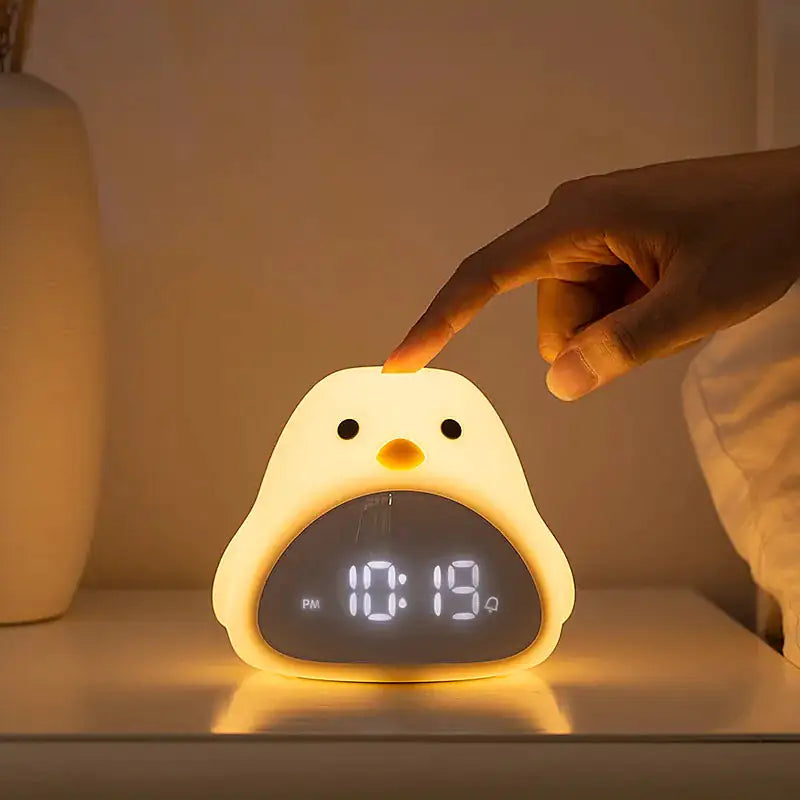 Chicken Night Light Alarm Clock